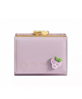 کیف پول زنانه کوچک طرح میوه های برجسته تائومیک میک TAOMICMIC Y8072 wallet Female Purse Cute Foldable Multi-Card