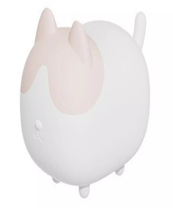 چراغ خواب فانتزی شارژی رومیزی Cute cat silicone pat lamp induction dimming M21