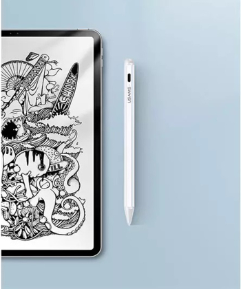 قلم لمسی شارژی اپل آیپد 2018 و جدیدتر یوسامز Usams US-ZB135 Active Touch Capacitive Stylus Pen iPad