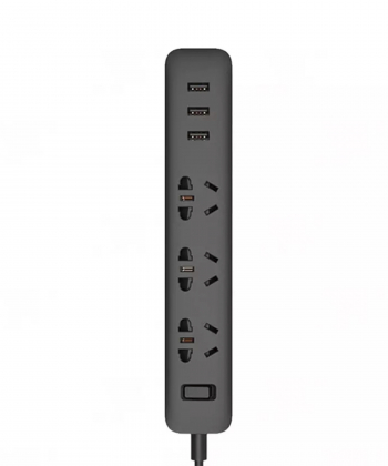 چند راهی سه سوکت و سه یو اس بی شیائومی Xiaomi Mi Power Strip Europlug XMCXB01QMN