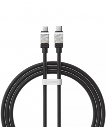 کابل سوپر فست شارژ تایپ سی به تایپ سی 100 وات یک متری بیسوس Baseus CoolPlay Series Fast Charging Cable Type-C - Type-C