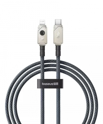 کابل شارژ سریع تایپ سی به لایتنینگ 20 وات 1 متری بیسوس Baseus USB-C to IP Aramid Fiber Braiding Fast Charging Cable