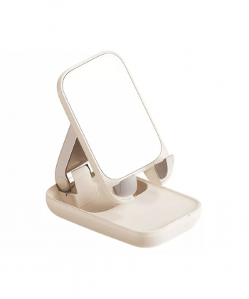 هولدر موبایل تاشو و آینه رومیزی بیسوس Baseus Folding Phone Stand with mirror B10551501411