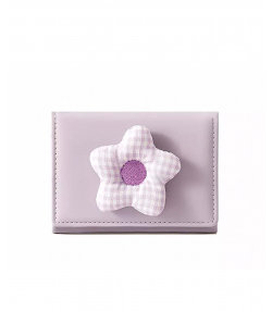 کیف پول فانتزی تاشو زنانه طرح گل تائومیک میک TAOMICMIC Y8074 Flower Cute Folding Wallet Tri-fold