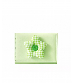 کیف پول فانتزی تاشو زنانه طرح گل تائومیک میک TAOMICMIC Y8074 Flower Cute Folding Wallet Tri-fold