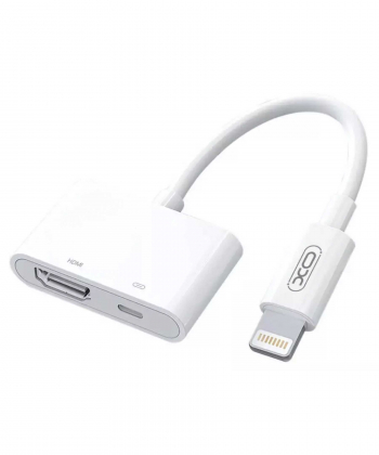 مبدل لایتنینگ به اچ دی ام آی و اتصال همزمان شارژر ایکس او XO HUB005 Lightning To HDMI & Charging Port