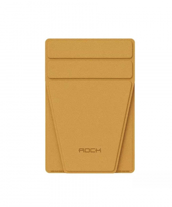 پایه نگهدارنده و کیف کارت اعتباری مگنتی چرمی آیفون سری 12 راک ROCK RPH0968 Magnetic Card holder Stand