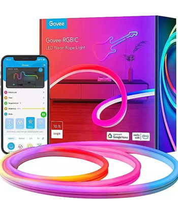 ریسه هوشمند 3 متری گووی Govee Neon LED strip 3m with WiFi APP Control H61A0