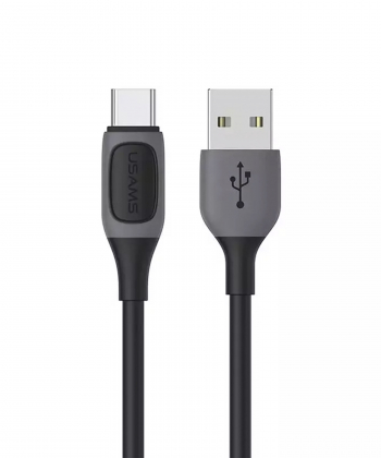 کابل شارژ سریع یواس بی به تایپ سی 3 آمپر یک متری یوسامز USAMS Type-C 3A Charging Cable US-SJ596