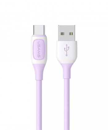 کابل شارژ سریع یواس بی به تایپ سی 3 آمپر یک متری یوسامز USAMS Type-C 3A Charging Cable US-SJ596