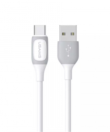 کابل شارژ سریع یواس بی به تایپ سی 3 آمپر یک متری یوسامز USAMS Type-C 3A Charging Cable US-SJ596