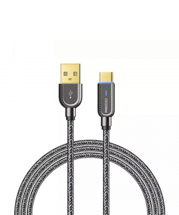 کابل شارژ یو اس بی به تایپ سی هوشمند رسی Recci RS02C USB to Type-C conversion cable