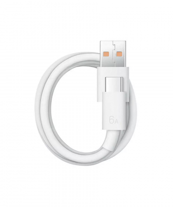 کابل سوپر فست شارژ یو اس بی به تایپ سی 66 وات هوآوی HUAWEI 6A Data Cable 1M USB-A to USB-C