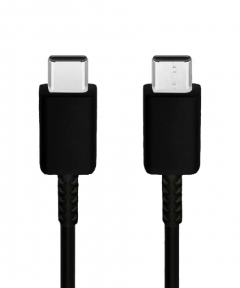 کابل سوپر فست شارژ اصلی دو سر تایپ سی 20 سانتی متری سامسونگ SAMSUNG 5A USB-C to USB-C Cable EP-DA705BBEGUS