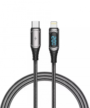 کابل شارژ تایپ سی به لایتنینگ 20 وات 1.2 متری رسی Recci RTC-P21CL type-C to lightning charger Cable