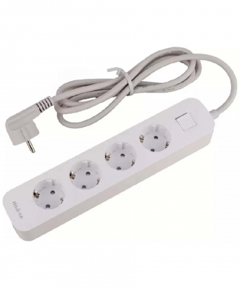 چند راهی برق ارت دار چهار سوکت هادرون Hadron P24 4 AC Way Power Strip 16A