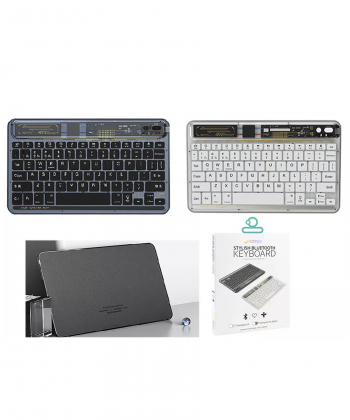 کیبورد بی سیم کریستالی کوتتسی Coteetci Bluetooth Crystal keyboard 84008