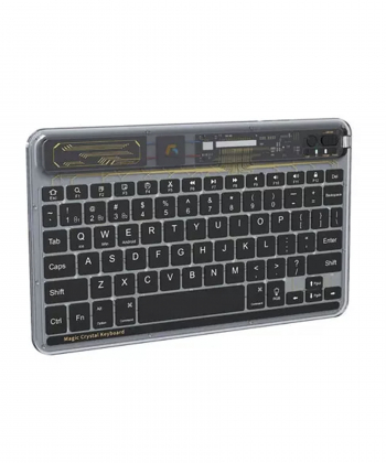 کیبورد بی سیم کریستالی کوتتسی Coteetci Bluetooth Crystal keyboard 84008