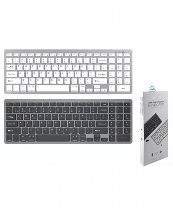 کیبورد بی سیم سه حالته کوتتسی Coteetci Three-mode wireless keyboard 84007