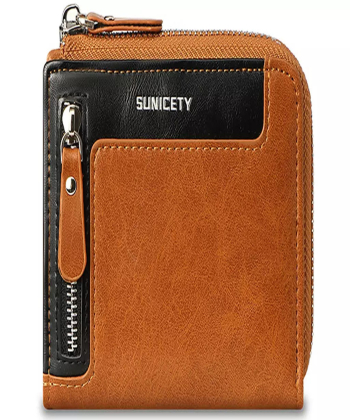 کیف پول و جاکارتی مردانه SUNICETY Cross-border wallet RFID multi-card for men S3033