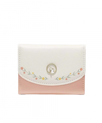 کیف پول و کارت اعتباری زنانه و دخترانه تاشو گلدار TAOMICMIC Y8373 Women Short Wallet