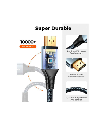 کابل اچ دی ام آی 2 متری جویروم JOYROOM SY-20H1 HDMI To HDMI Cable