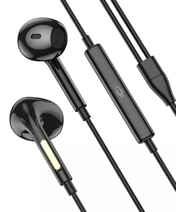 هندزفری سیمی با جک 3.5 میلیمتری هوکو Hoco M92 Plumelet Wire controlled Earphone with Mic