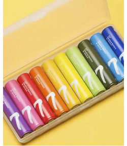 باتری نیم قلمی رنگین کمانی شیائومی Xiaomi Rainbow AAA Battery Pack Of 10