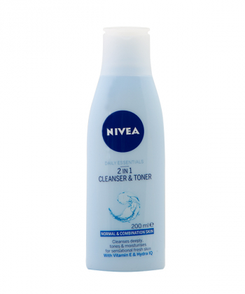 شیر پاک کن همراه با تونر 2x1 نیوآ Nivea حجم 200 میلی لیتر