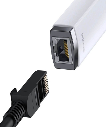 مبدل یواس بی به پورت شبکه بیسوس Baseus Ethernet Adapter USB to RJ45 LAN Port WKQX000113