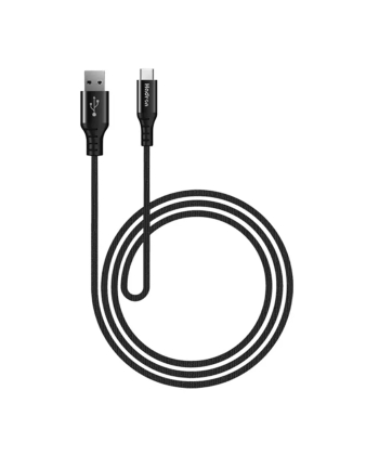 کابل شارژ سریع و انتقال داده روکش نایلونی هادرون Hadron HTC-A-C02 USB Type A/USB Type C