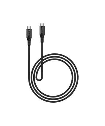 کابل شارژ و انتقال داده تایپ سی به تایپ سی با روکش نایلونی هادرون Hadron HTC-C-C02 USB Type C Cable