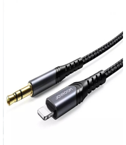 مبدل لایتنینگ به جک 3.5 میلیمتری یک متری جویروم JOYROOM Lightning audio cable SY-A02