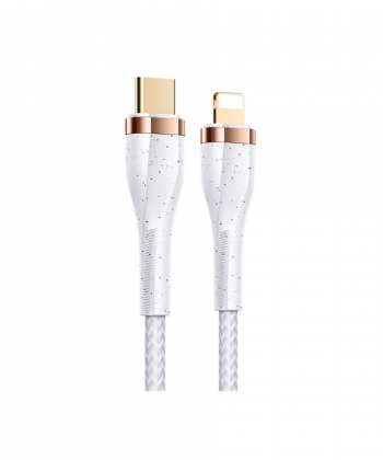 کابل شارژ و انتقال داده سریع تایپ سی به لایتنینگ یوسامز Usams US-SJ489 U64 Type-C To Lightning 20W PD Fast Cable 1.2m