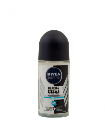 رول ضد تعریق مردانه نیوآ Nivea مدل Black & White Fresh حجم 50 میلی لیتر