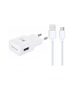 شارژر و کابل تایپ سی اصلی سامسونگ Samsung Fast Charging With Type-C Cable 15W