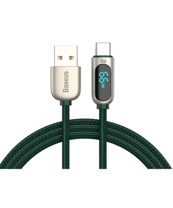 کابل یواس بی به تایپ سی بیسوس Baseus CASX020006 66W USB to Type-C Digital Display Fast Charging Data Cable 1M