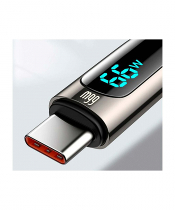 کابل یواس بی به تایپ سی بیسوس Baseus CASX020006 66W USB to Type-C Digital Display Fast Charging Data Cable 1M