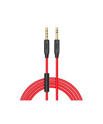 کابل صدا میکروفون دار هوکو Hoco UPA12 AUX With Mic Cable 1m