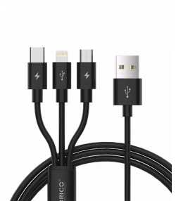 کابل شارژر سه سر اوریکو ORICO UTS-12 3 in 1 Data Cable