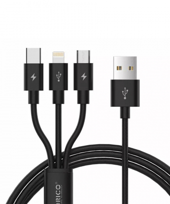 کابل شارژر سه سر اوریکو ORICO UTS-12 3 in 1 Data Cable