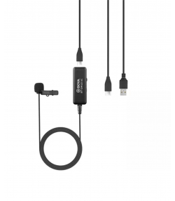 میکروفون با سیم یقه ای بویا BOYA BY-DM10 Microphone with Lightning and USB Type-A Cables