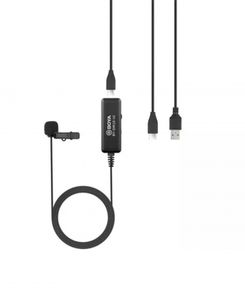 میکروفون با سیم یقه ای بویا BOYA BY-DM10 Microphone with Lightning and USB Type-A Cables