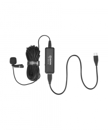 میکروفون با سیم یقه ای بویا BOYA BY-DM10 UC Microphone with Lightning and USB Type-A Cables