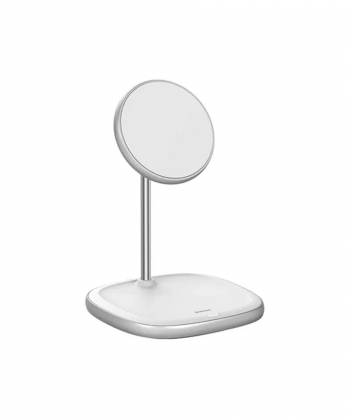 استند شارژر وایرلس بیسوس Baseus Swan Magnetic Desktop Bracket Wireless Charger