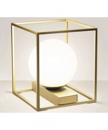 چراغ رومیزی شیائومی label EGLO gold cube atmosphere table lamp 97794C