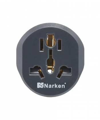 تبدیل 3 به 2 نارکن Narken NK-605K2 16A 250V 3 To 2 Adapter