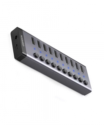 هاب 10 پورت USB 3.0 یوگرین Ugreen CM482 30779 10 Ports USB 3.0