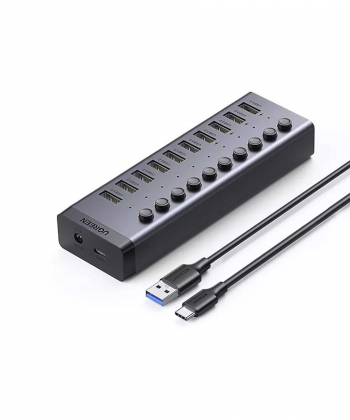 هاب 10 پورت USB 3.0 یوگرین Ugreen CM482 30779 10 Ports USB 3.0