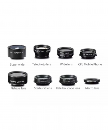 کیت لنز موبایل ایبولو Iboolo 8-in-1 Mobile Lens Kit